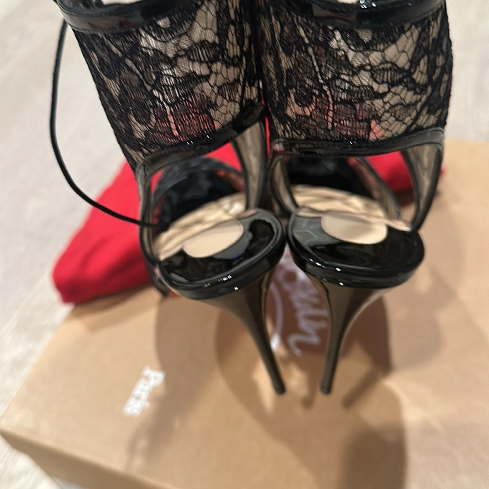 Christian Louboutin Josephine 1000 retedent Gloss/pat* CM47 *Rare** - Picture 3 of 8